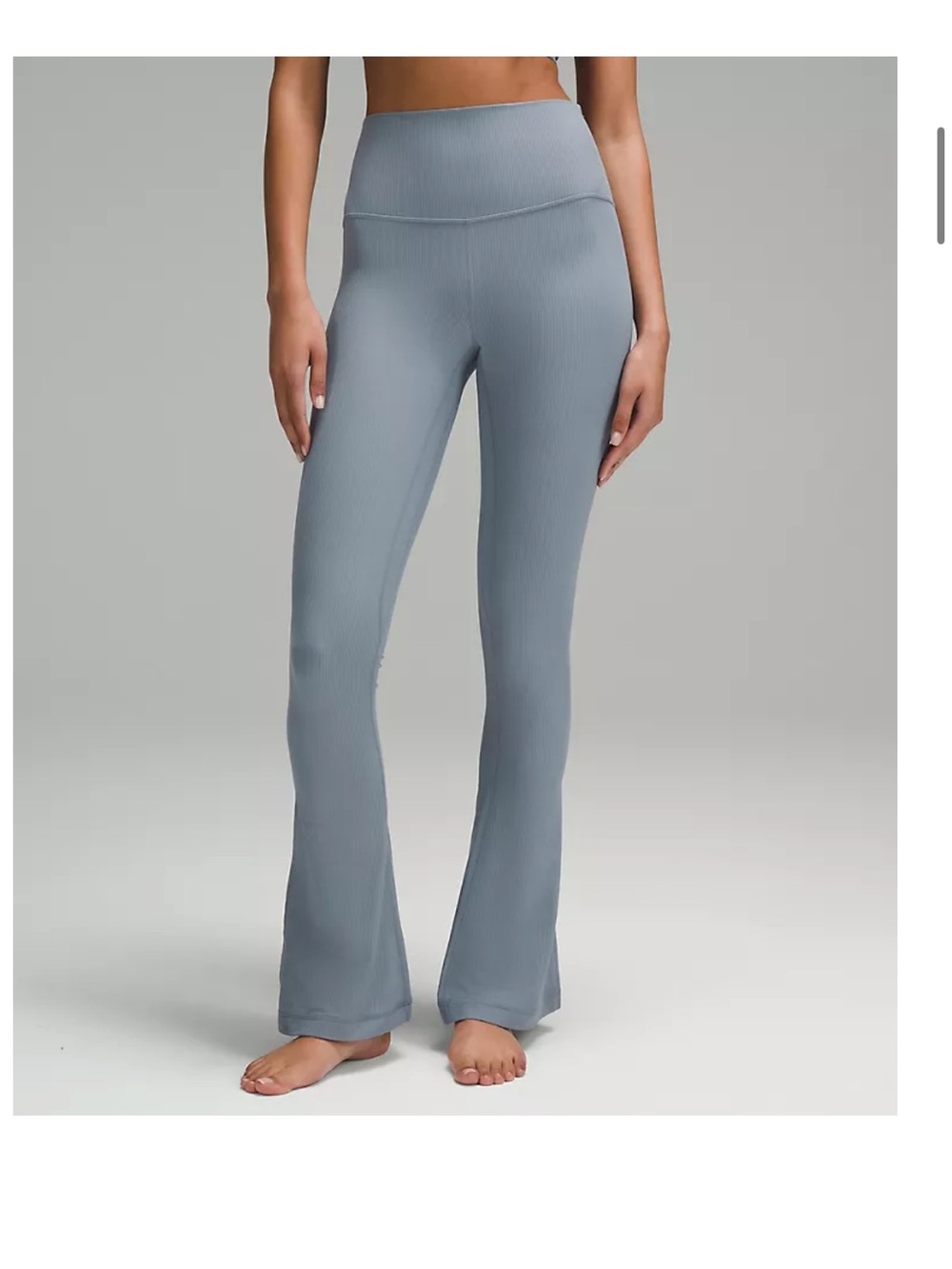 Lululemon Align High Rise Ribbed Mini Flared Pant